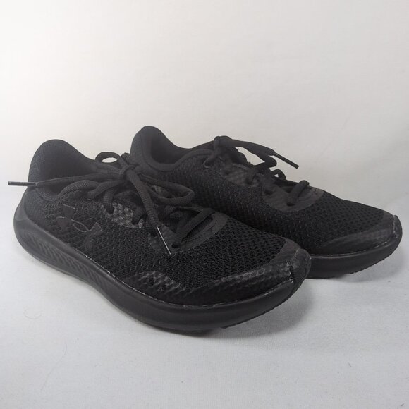 Under Armor Boy's Charged Pursuit 3 4Y Road Running Shoe Black 002 Youth - Picture 9 of 16